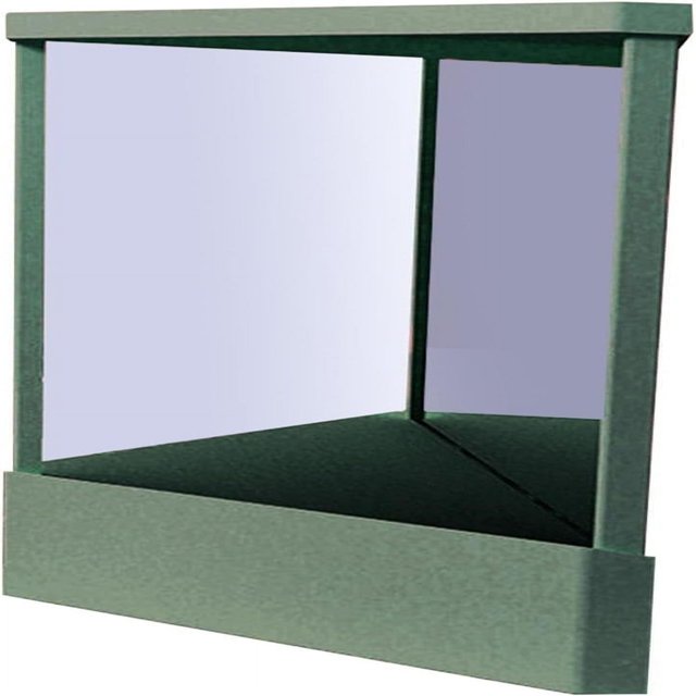 EIGTHTAIL 2025 Nouveau Miroir Non Rétroviseur Vraie Image Réflexion Véritable Miroir Cosmétique Debout Précision Véritables Images Réflexion Miroir Non Réversible pour Maquillage Coiffeuse & B