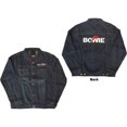 thumbnail image 1 of David Bowie Unisex Denim Jacket Flash Logo (Back Print), 1 of 3