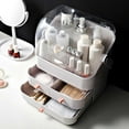 thumbnail image 4 of Transparent Cosmetic Organizer Drawer Toiletry Storage Makeup Case Large Capacity Nail Polish Organizers Desktop Portable, 4 of 9