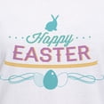 thumbnail image 3 of CafePress - Happy Easter Women's V Neck T Shirt - Womens Cotton V-Neck T-shirt, 3 of 4
