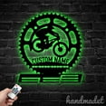 thumbnail image 3 of Handmadetneonsign Cycling Medal Hanger Metal Wall Art Light, Cycling Player Metal Sign Wall Decor, Bicycle Sport Metal Decor 46701, 3 of 4
