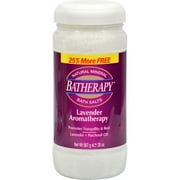 Queen Helene Batherapy Bath Salts, Lavender Aromatherapy, 20 Oz