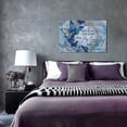 thumbnail image 5 of Blue Butterfly Wall Art Butterfly Decor for Bathroom Blue Wall Art for Office Butterfly Room Decorations Art Paintings Blue Butterfly Picture Decor for The Home Framed Wall Art 12"x18", 5 of 6