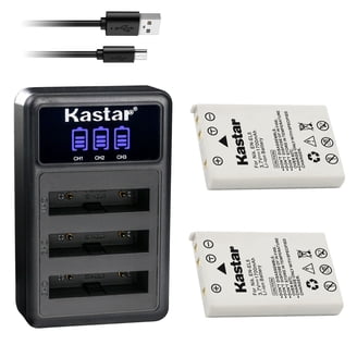 Kastar 2-Pack Battery and AC Wall Charger Replacement for Nikon