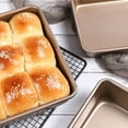 thumbnail image 4 of 3-Piece Non-Stick Bakeware Set with Cookie Sheets and Cake Pan, 4 of 5