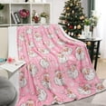 thumbnail image 2 of Santa Claus Christmas Throw Blanket 50x60 Inches - Soft, Lightweight, and Cozy Plush Blanket for Festive Holiday Decor, Perfect Xmas Gift, 2 of 6