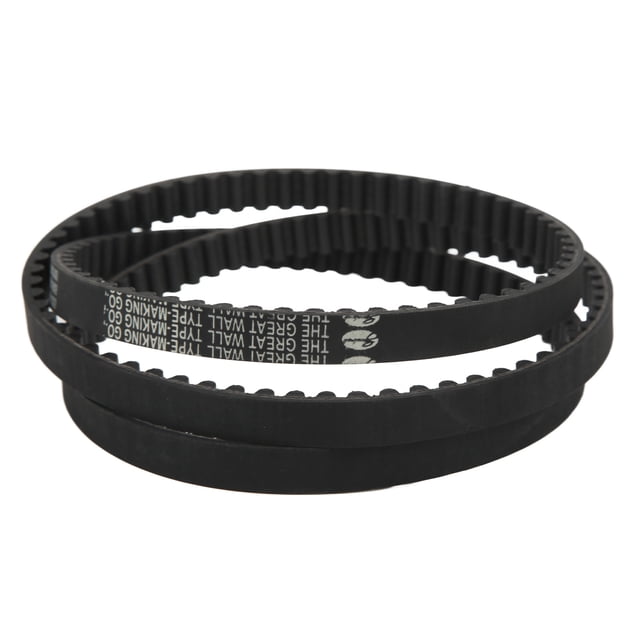 Rubber Timing Belt, Low Elongation High Breaking Strength Small Friction High Temperature Resistant Folding Bike Drive Belt Anti Wear for Modification