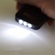 thumbnail image 3 of Llavero con linterna LED, mini llavero con luz solar (negro), paquete de 6, 3 of 5