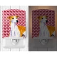 thumbnail image 2 of Caroline's Treasures LH9148CNL Whippet Hearts Love and Valentine's Day Portrait Ceramic Night Light, 6x4x3", multicolor, 2 of 2