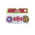 thumbnail image 2 of 3 Pcs. Patches de Tissu Autocollants Bonbons Biscuits Beignets, 2 of 3