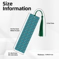thumbnail image 3 of Kdxio Funny Cat Blue Print Metal Tassel Bookmarks,Perfect Gift for Art Lovers and Bookworms Metal Bookmarks for Women, 3 of 8