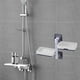 thumbnail image 5 of Porta jabón montado en la pared | Estante de almacenamiento de plástico autoadhesivo giratorio de 1 a 4 capas para baño y cocina | Drenaje rápido | Ahorro de espacio | Blanco | Múltiples tamaños, 5 of 8