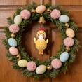 thumbnail image 4 of Anhility Mini Easter Chicks, Pink Baby Chicks Toy Plush Chicks Figurines Hanging Decorations for Easter Birthday Wedding Party Table Centerpieces DIY Garden, 5.51"x3.14", Yellow, 4 of 6