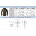 thumbnail image 2 of Men's Plus Size Tshirts Solid Button Long Sleeve Henley Shirts Spring Fall Casual Tee Tops, 2 of 2