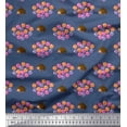 thumbnail image 1 of Soimoi Velvet Fabric Balloon & Hedgehog Kids Printed Fabric 1 Yard 58 Inch Wide, 1 of 3