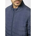 thumbnail image 4 of Voyager Men's Full Zip Water Resistant Fleece Lined Puffer Jacket, Navy Medium, 4 of 4