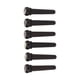 thumbnail image 5 of uds clavijas de puente de guitarra puentes de madera negra pines guitarras accesorios de piezas de repuesto, 5 of 8