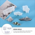 thumbnail image 5 of LITINKIMI 3Pcs Mountain Shape Silicone Molds for Epoxy Resin Casting in White 8.5X17.5Cm, 5 of 8