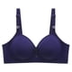 thumbnail image 1 of Gibobby Sujetador y cómodo para mujer, nuevo, y de, estilo sin, Sexy y cómodo, para edad y vejez Sujetador deportivo para mujeres(Azul oscuro,36), 1 of 4