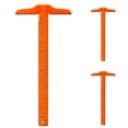 thumbnail image 2 of Coofit T-Square Multipurpose Plastic T-Ruler Measure Tool for Craft Drafting Painting, 2 of 7