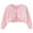 Pink, variant on Odeerbi Toddler Girls Knit Bolero Shrugs Cute Cardigan Kids Baby Fashion Solid Color Long Sleeve Cover Up Tops Thin Style Button Closure Cropped Knitwear Dark Blue