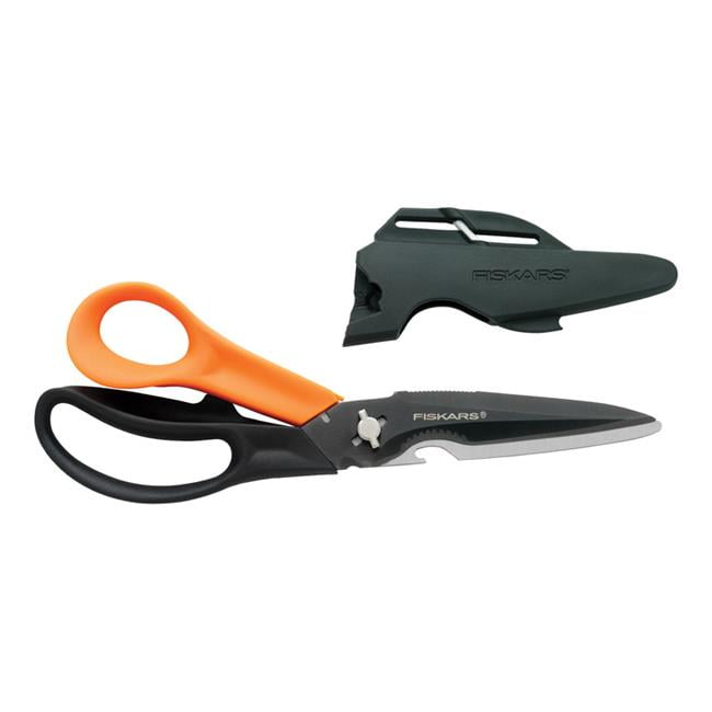 Fiskars 7699697 Stainless Steel Garden Scissors for 356922-1009 - Black & Orange