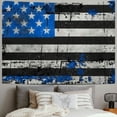 thumbnail image 2 of Fenyluxe  American Thin Blue Line Flag Police, Tapestry Colorful Wall Hanging Tapestry Picnic Sheet Wall Decor Tapestry for Living Room Bedroom Dorm Painting, 2 of 6