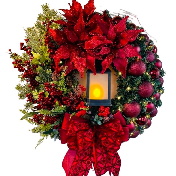 Inteprter de Navidad con luces LED de Jesús sagrado de Navidad Decoraciones para fiestas de Navidad Kits de decoración para fiestas No.02 Inteprter HA040850-02