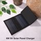 thumbnail image 3 of Kuymtek Paquete de cargador de panel solar plegable USB que carga el banco de energía móvil con mosquetón, 3 of 9