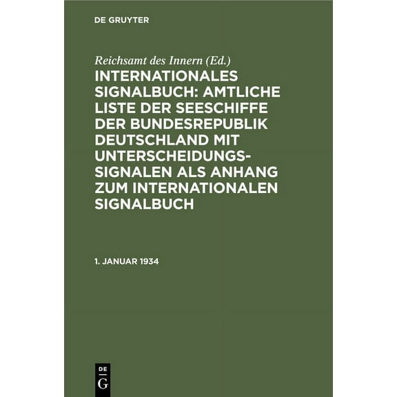 1. Januar 1934 (Hardcover)