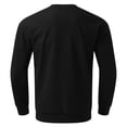 thumbnail image 3 of Gibobby Sudadera polar hombre Sudadera de Manga Larga para Hombre con Cuello Redondo y Estampado clásico Sudadera para Hombre(Negro,XG), 3 of 5