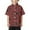 Red, variant on Loose Comfortable Short Sleeve Button Down Shirt, Kids Beach Leisure Hawaiian Aloha Shirt for Boys Girls, Casual Tourist