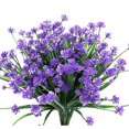 thumbnail image 1 of Coofit Artificial Flower Plastic Lifelike 6PCS Decorative Faux Shrub Plant Fake Flower, 1 of 4