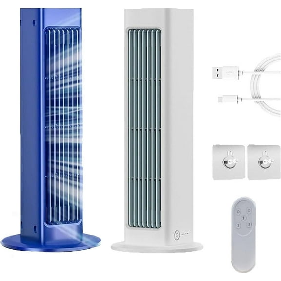 Breeza Max Ac, Rechargeable Breezamax Ac Stay Chilling Cool This Summer, Portable Breezamax Air Conditioner, Three Wind Speeds Qinux Brizaac, Breeze Max Air Cooler, Small and Compact Quiet(1*BLUE)