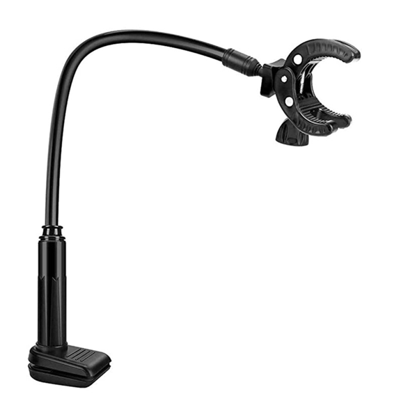 Pet Hair Dryer Clip Holder, 360° Rotatable Grooming Stand Hands Free Aluminum Alloy Rack