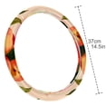 thumbnail image 4 of Peach Car Wheel Covers Steering Wheel Cover 14.5 Inch Printing PVC Leather Auto Accessories, 4 of 6