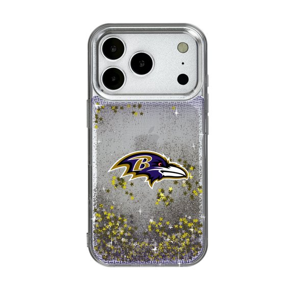 Baltimore Ravens Linen Logo iPhone Glitter Case