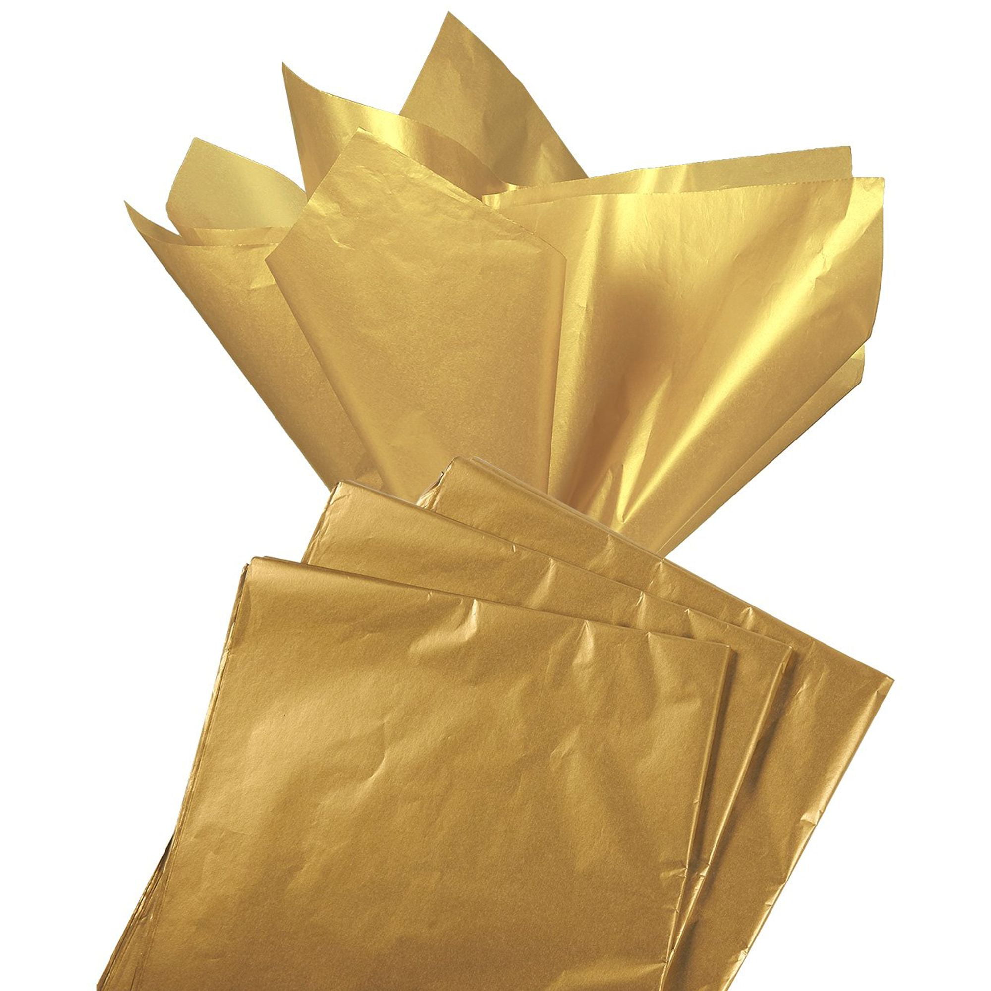 Amazon Com Gold Metallic Mylar Tissue Paper Sheets Pack Of Gift Wrap ...