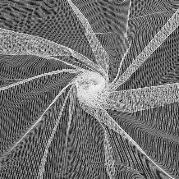 78.7inch Polyester Mesh Fabric Polyester Tulle Netting White Mesh Fabric Petticoat Hard Net Fabric for Clothing Accessories Wedding Decorations and DIY Crafts 72inch Wide