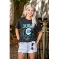thumbnail image 4 of Colorado State Flag Cute Floral CO Women's Graphic T Shirt Tees Brisco Brands S, 4 of 5