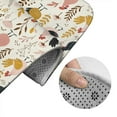 thumbnail image 5 of Xecao Cartoon Chickens 2-Piece Vintage Seamless Anti-Skid Mat Set, featuring a stylish pattern for a safe and elegant toilet rug experience, 5 of 6