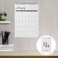 thumbnail image 3 of Calendrier Mural Mensuel Calendrier de Planification des Fêtes Calendrier Quotidien en Anglais pour Bureau, 3 of 9