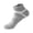 Grey, variant on Men's Colorful Short Basketball Ankle Socks Single Pair Breathable Athletic Sport
