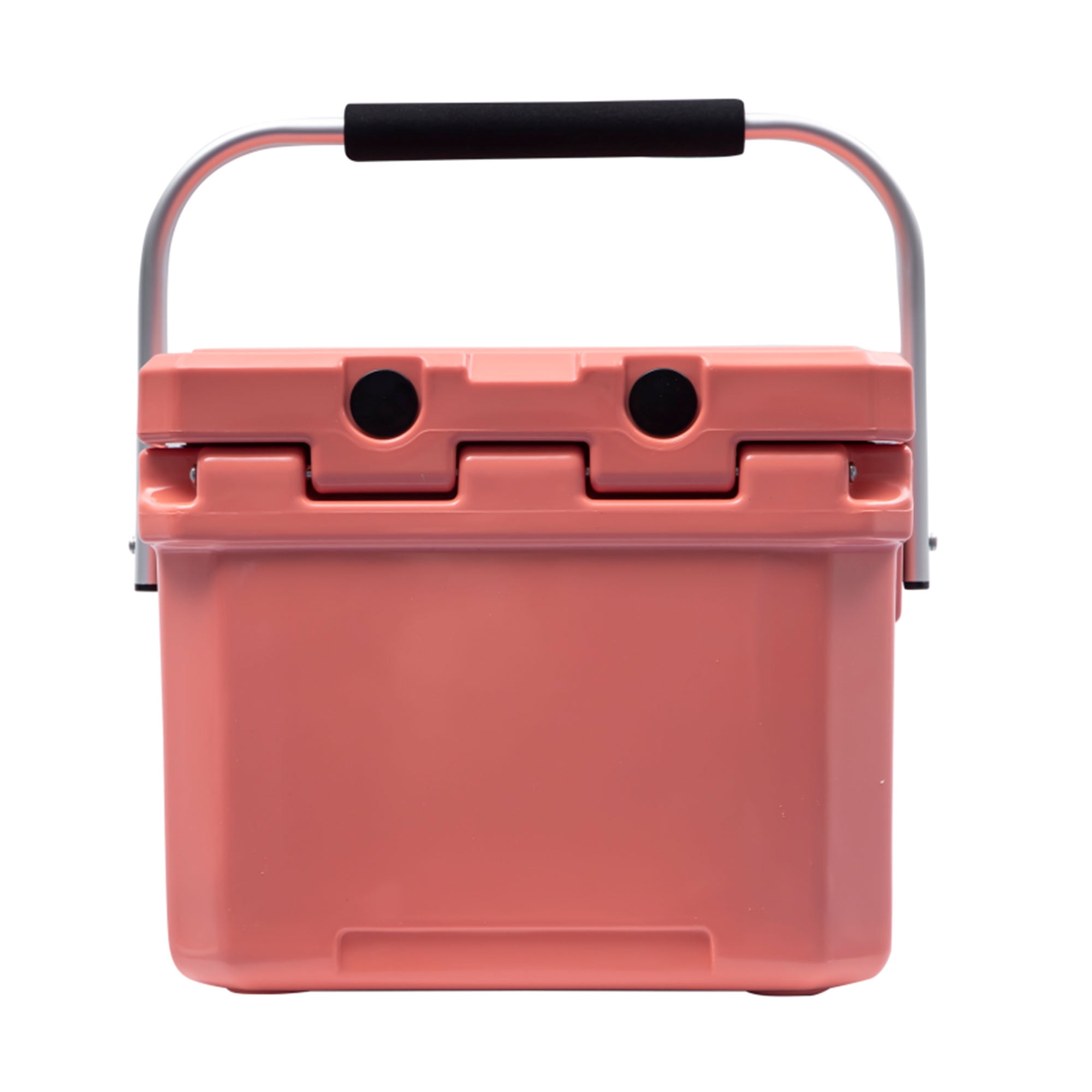 CAMP-ZERO 10 Liter 10.6 Quart Cooler with 2 Molded In Cup Holders, Coral