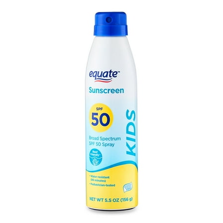Equate Kids Sunscreen Spray, SPF 50, 5.5 oz