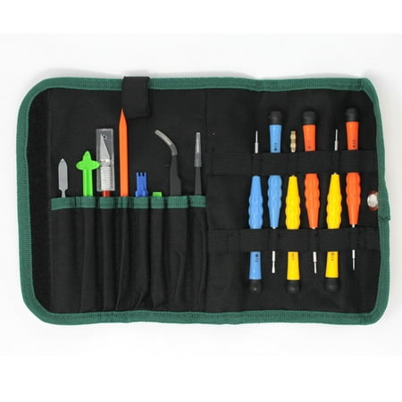 Best BST-115 14 in 1 Professional Tools bag - Repair Toolkit for Samsung, iPhone, LG, Motorola and