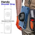 thumbnail image 7 of JETech Case for Samsung Galaxy Tab S9 11-Inch with Built-in Screen Protector and S Pen Holder, Heavy Duty Rugged Shockproof Protective Tablet Cover, 360 Degree Rotating Hand Strap Stand (Blue), 7 of 7