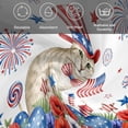 thumbnail image 6 of 4th of July Cloth Napkins, Independence Day Patriotic Flowers American Cat Washable and Reusable Dinner Napkins Set of 4, Table Napkin for Kitchen Party Birthday Wedding Hotel Housewarming 20"x20", 6 of 9