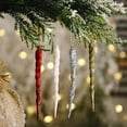 thumbnail image 7 of 12Pcs/5Pcs Christmas Tree Simulation Ice Icicles DIY Decorations Hanging Pendant, 7 of 7