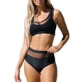 thumbnail image 3 of Txlixc - Traje de baño de 2 piezas para mujer, con parte superior acolchada sin mangas y parte inferior de bikini Txlixc Sexy, 3 of 8